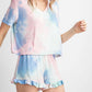 143 Story - Tie Dye Short Sleeve Top