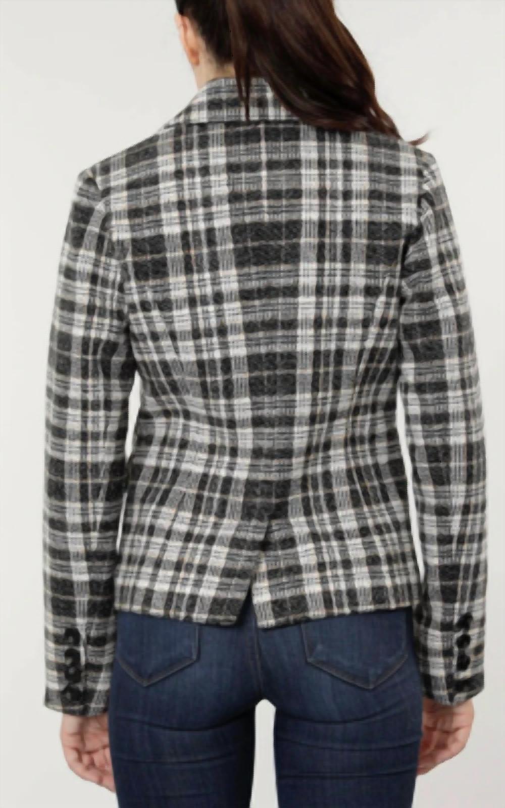 Dolce Cabo - Plaid Double Breasted Blazer