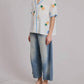 Flat White - Cancun Embroidered Short Sleeve Shirt