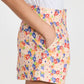 Something Navy - Floral Pleated Shorts
