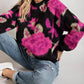 143 Story - Finnegan Fuzzy Flower Sweater