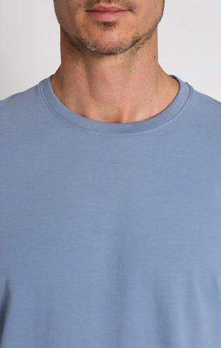 Jachs New York - Bryant Long Sleeve Sueded Cotton Crewneck Shirt