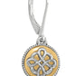 Brighton - Women's Interlok Noir Two Tone Leverback Earrings