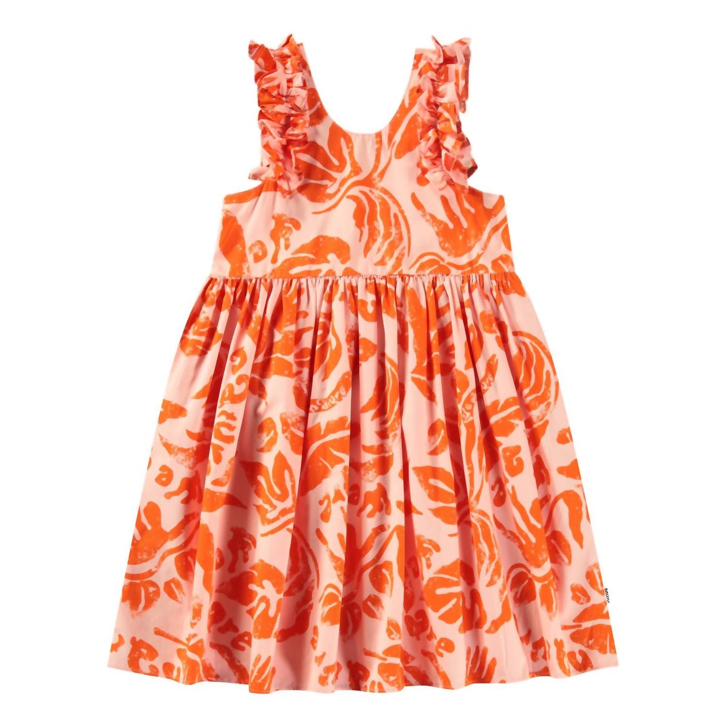 Molo - Girl's Cicely Dress, Peachy Nature