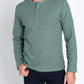 Jachs New York - Brushed Waffle Long Sleeve Henley