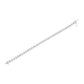 .925 Sterling Silver 1 cttw Prong-Set Diamond Link Bracelet (I-J, I1-I2) - 7.25"