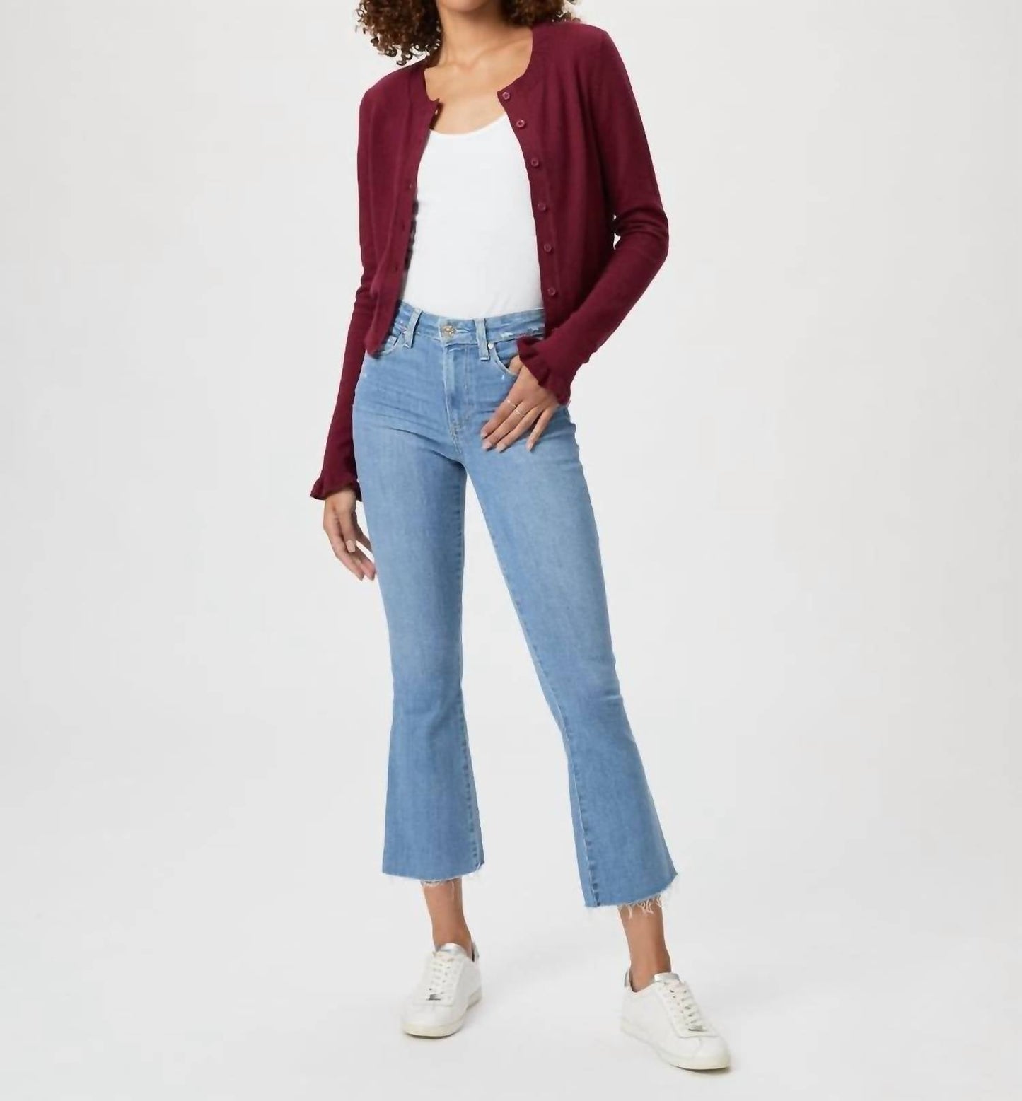 Paige - Colette High Rise Crop Flare Jeans