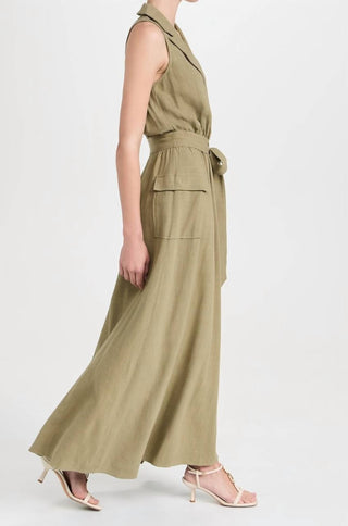Theory - Mayer Military Maxi Dress
