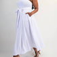 The Curve La - Plus Size Knit Tube Maxi Dress With Self Belt