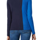 Tory Burch - BLOCK STRIPE TECH KNIT TURTLENECK SWEATER