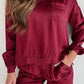 Fate - Contrast Ribbed Satin Top