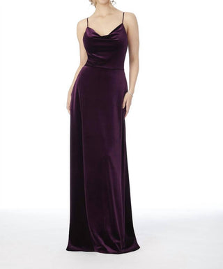 Morilee - Velvet Cowl Neck Bridesmaid Dress