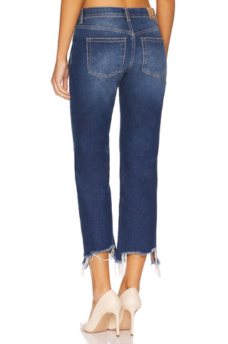 Free People - MAGGIE MID RISE STRAIGHT JEANS