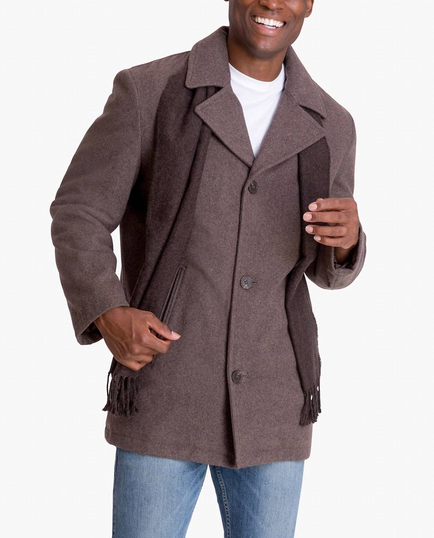 London Fog - Amity Single Breasted Wool Jacket