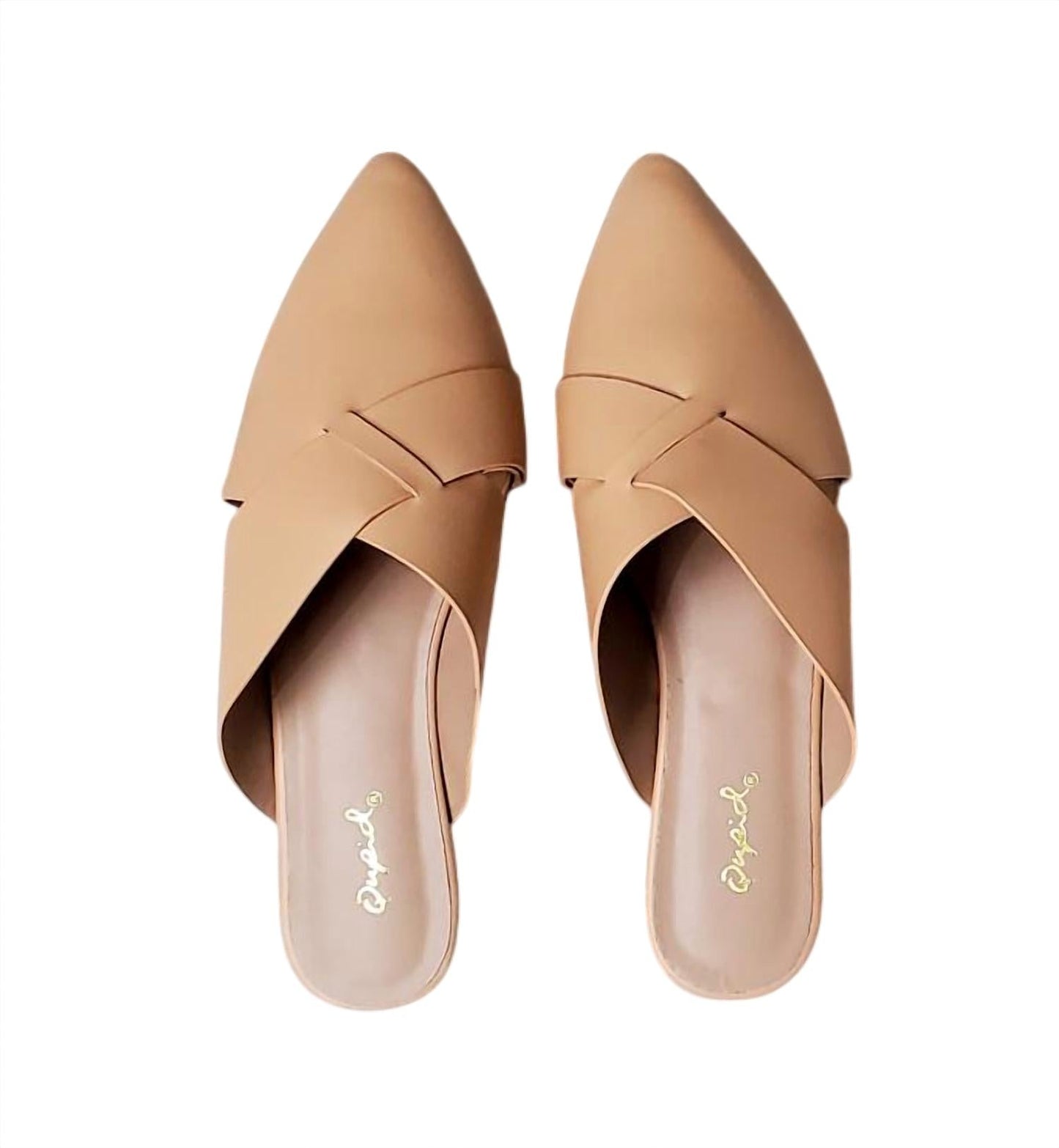 Qupid - Women's Swirl Ballerina Mules