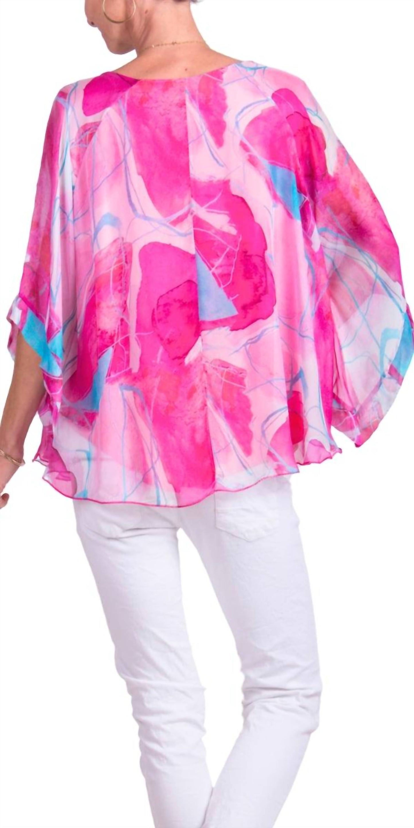 Gigi Moda - Coletta Abstract Silk Top