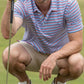 Coastal Cotton - Shot Sleeve Performance Stripe Polo