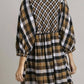 Umgee - Plaid Flannel Babydoll Dress