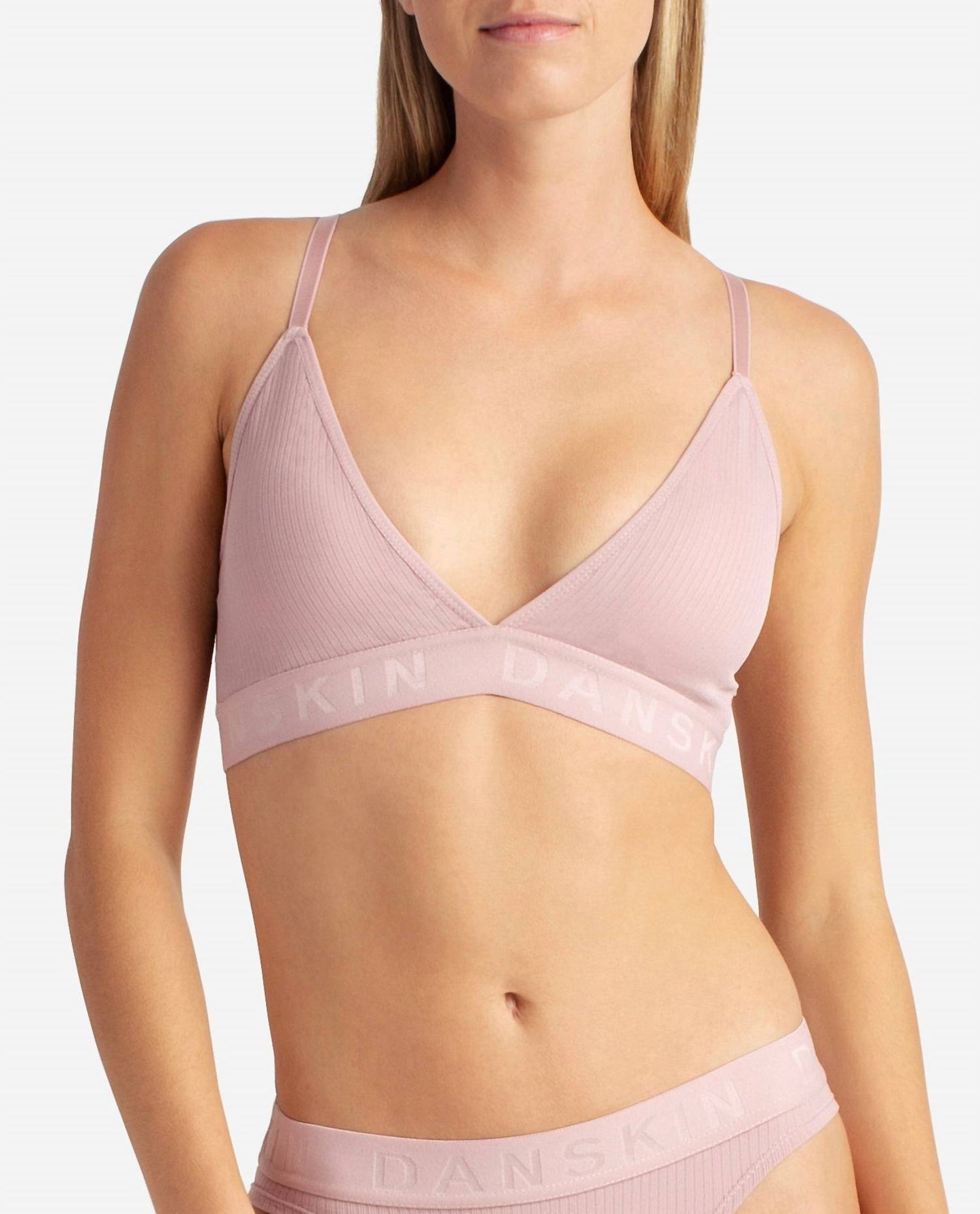 Danskin - Women's 3-pack Ribbed Seamless Bralette