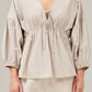 Grade & Gather - Cotton Summer Tie Blouse