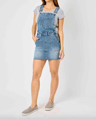 Judy Blue - Raw Hem Overall Skirt