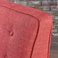Mid-Century Modern Recliner With Button Tufted Waffle Stitch