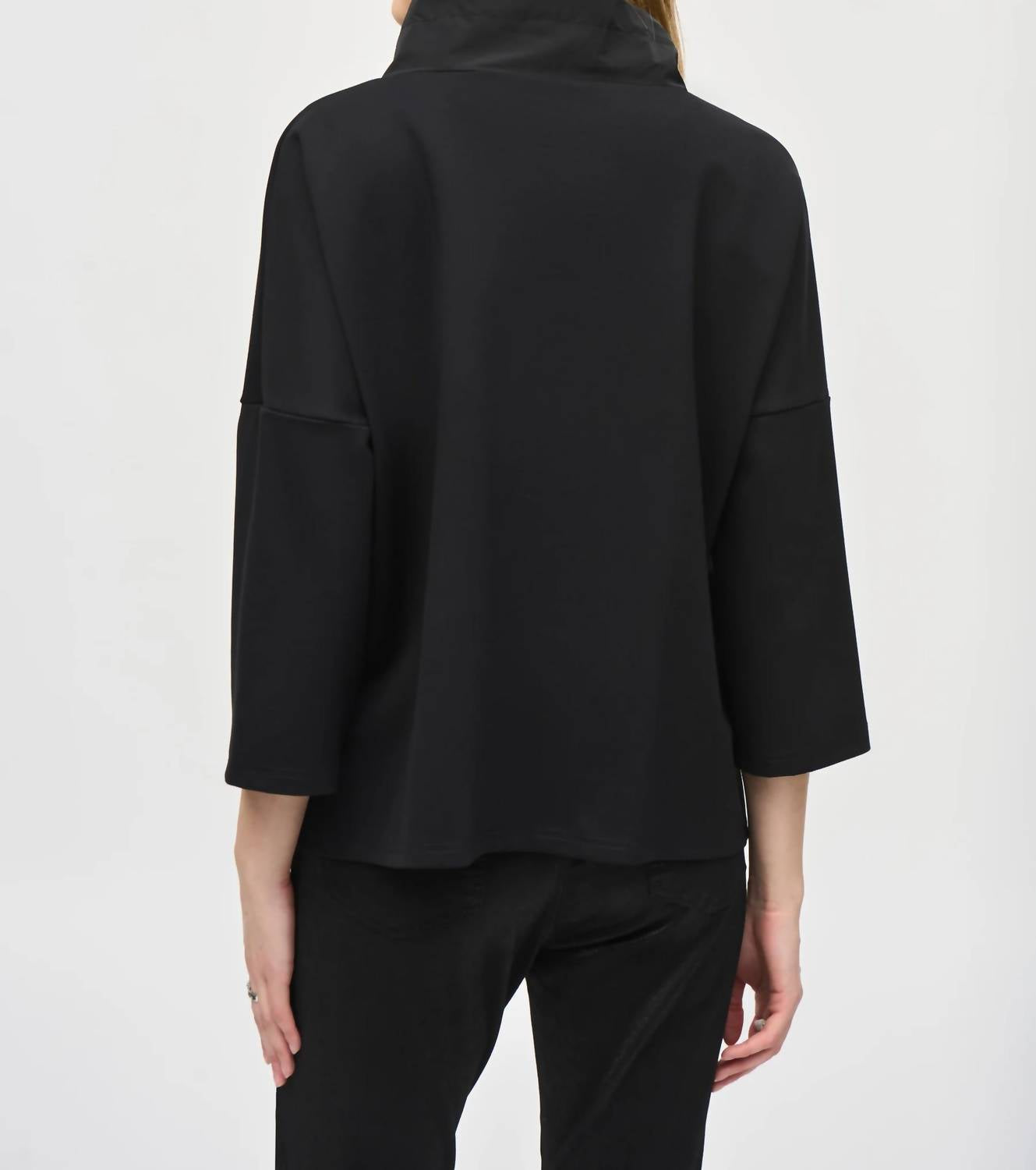 Joseph Ribkoff - Cowl Collar Boxy Top