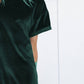 Amaryllis - Velvet Casual Shirt Dress