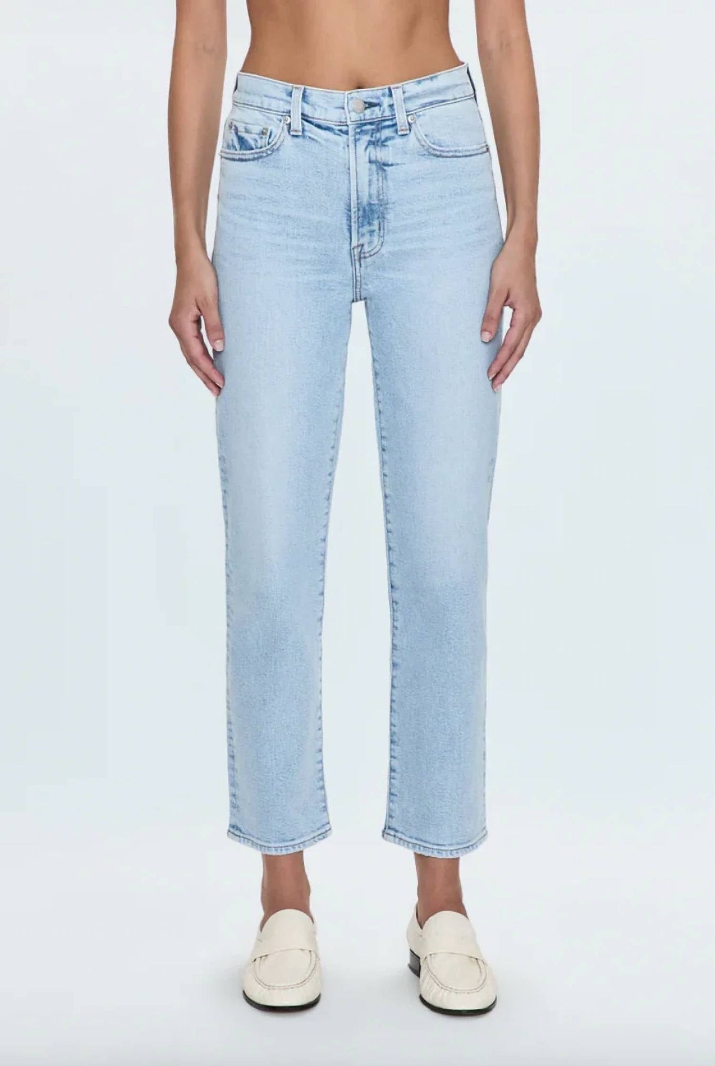 Pistola - Women's Charlie High Rise Classic Straight Ankle Jean