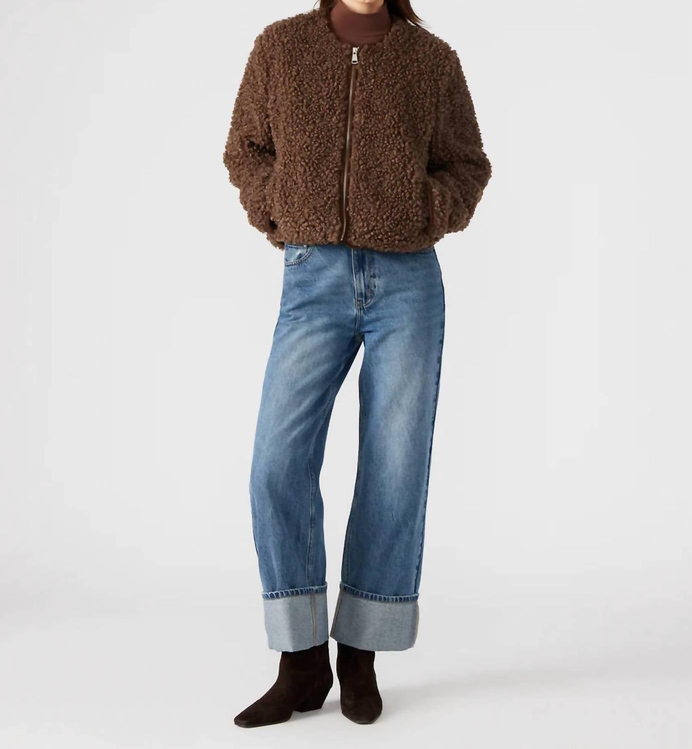 Steve Madden - Teddy Front Zip Jacket