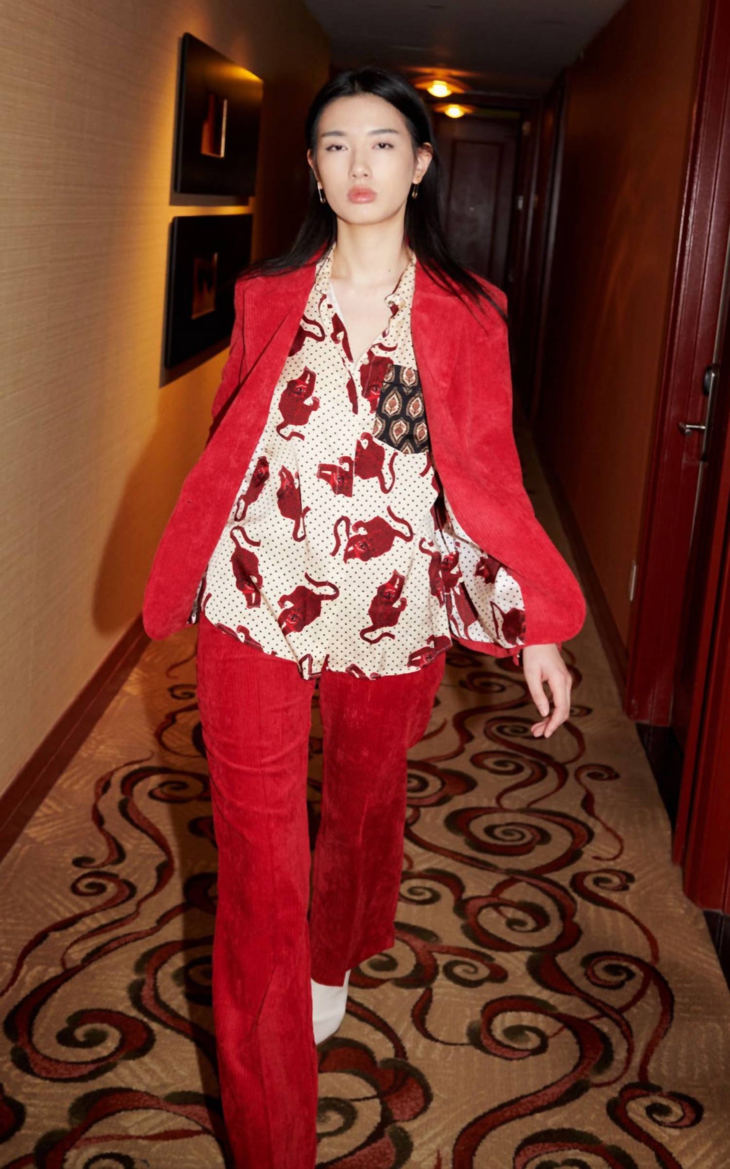 B-Yu - Velvet Cord Pants