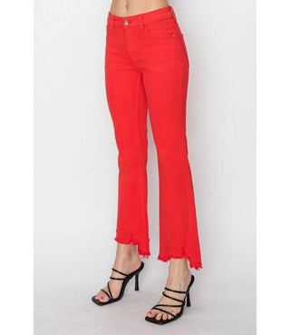 Risen - Mid Rise Step Hem Jean - Plus