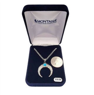 Montana Silversmiths - Women's Eye In The Sky Crescent Necklace