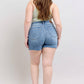 Judy Blue - High Waist Destroy Detail Denim Short