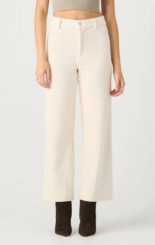 Dex - Wide Leg Corduroy Ankle Pant