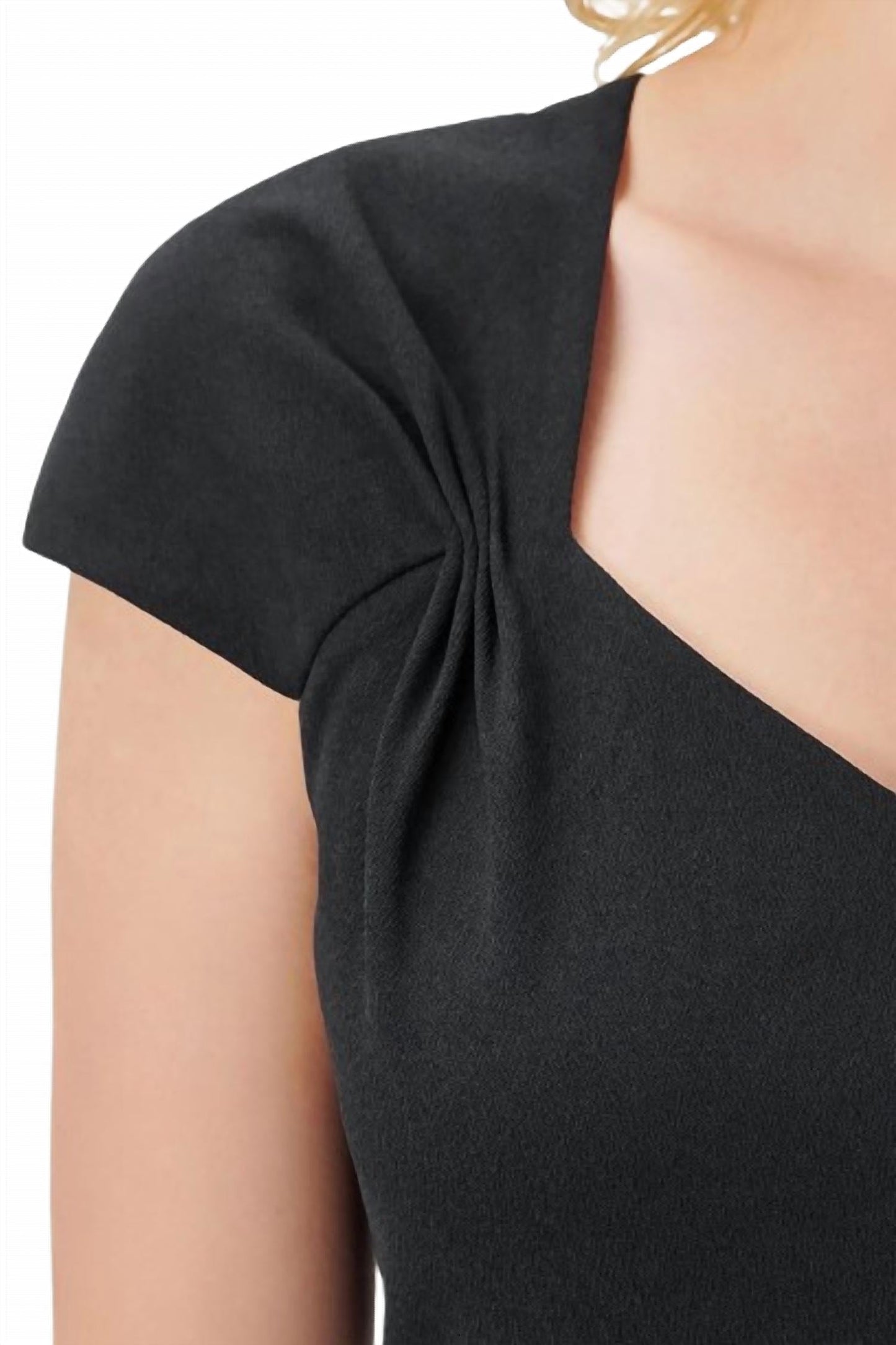 Adrianna Papell - Bertha High Low Hem Crepe Dress