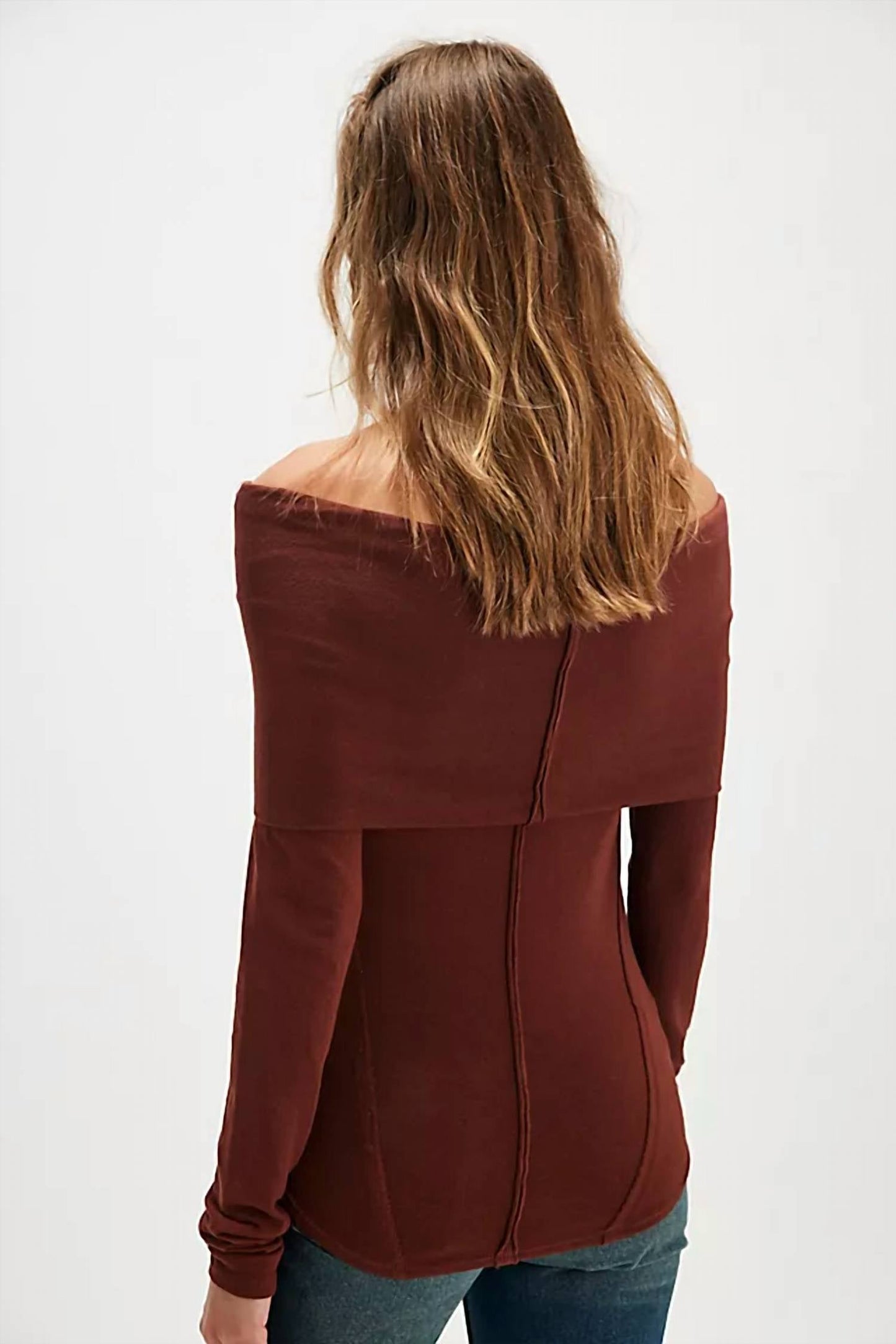 Free People - OFF SHOULDER IRIS LAYERING TOP