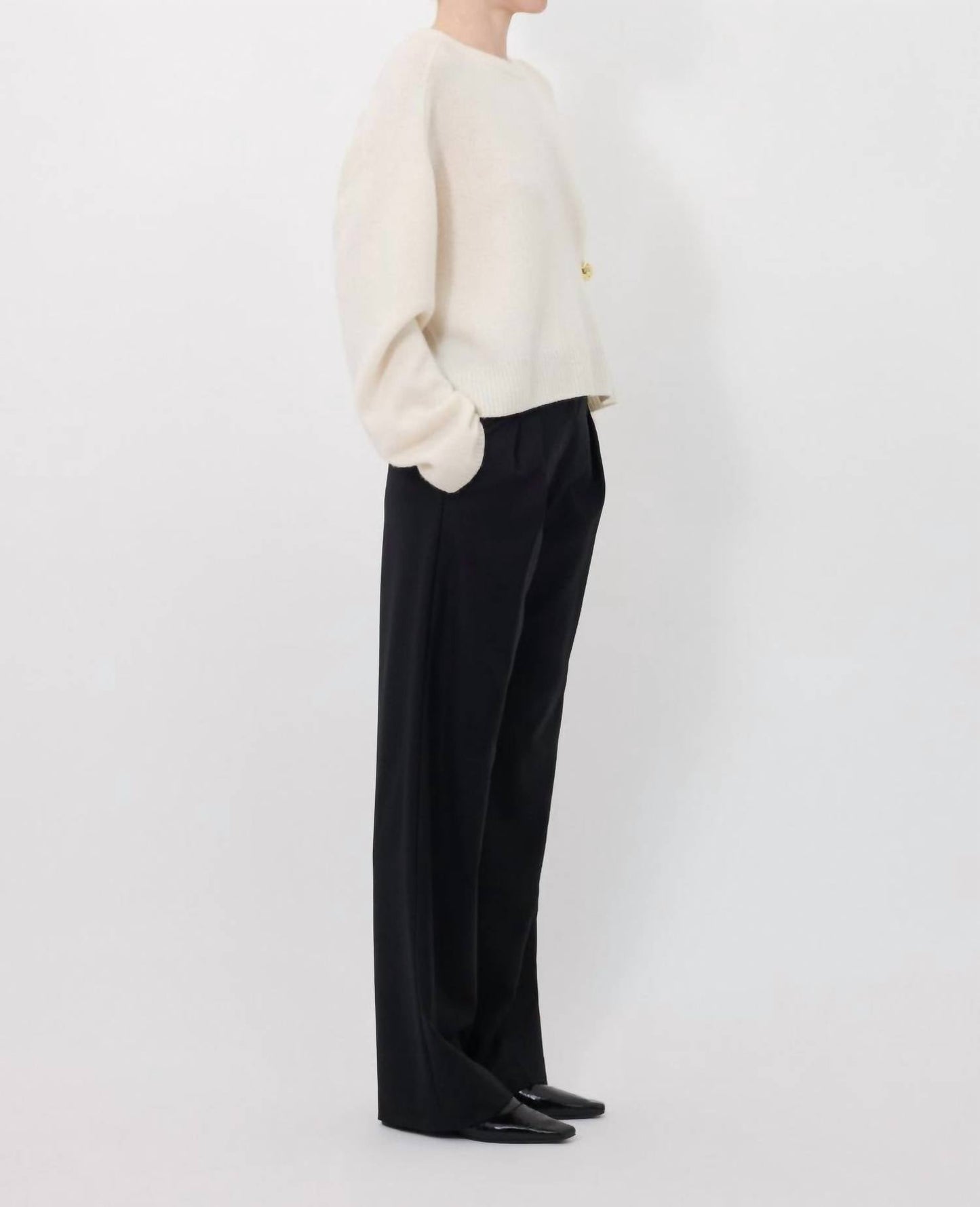 Loulou De Saison - Bill Metal Ornament Cashmere Sweater
