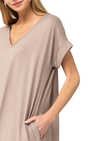 Entro - Everyday Pocket Maxi Dress - Plus