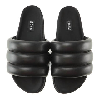 Roam - Women's Puffy Sandals With Vegan Leather