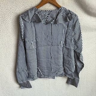 J.Crew - Women's Goldie Top In Striped Satin
