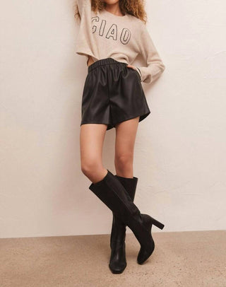 Z Supply - TIA FAUX LEATHER SHORT