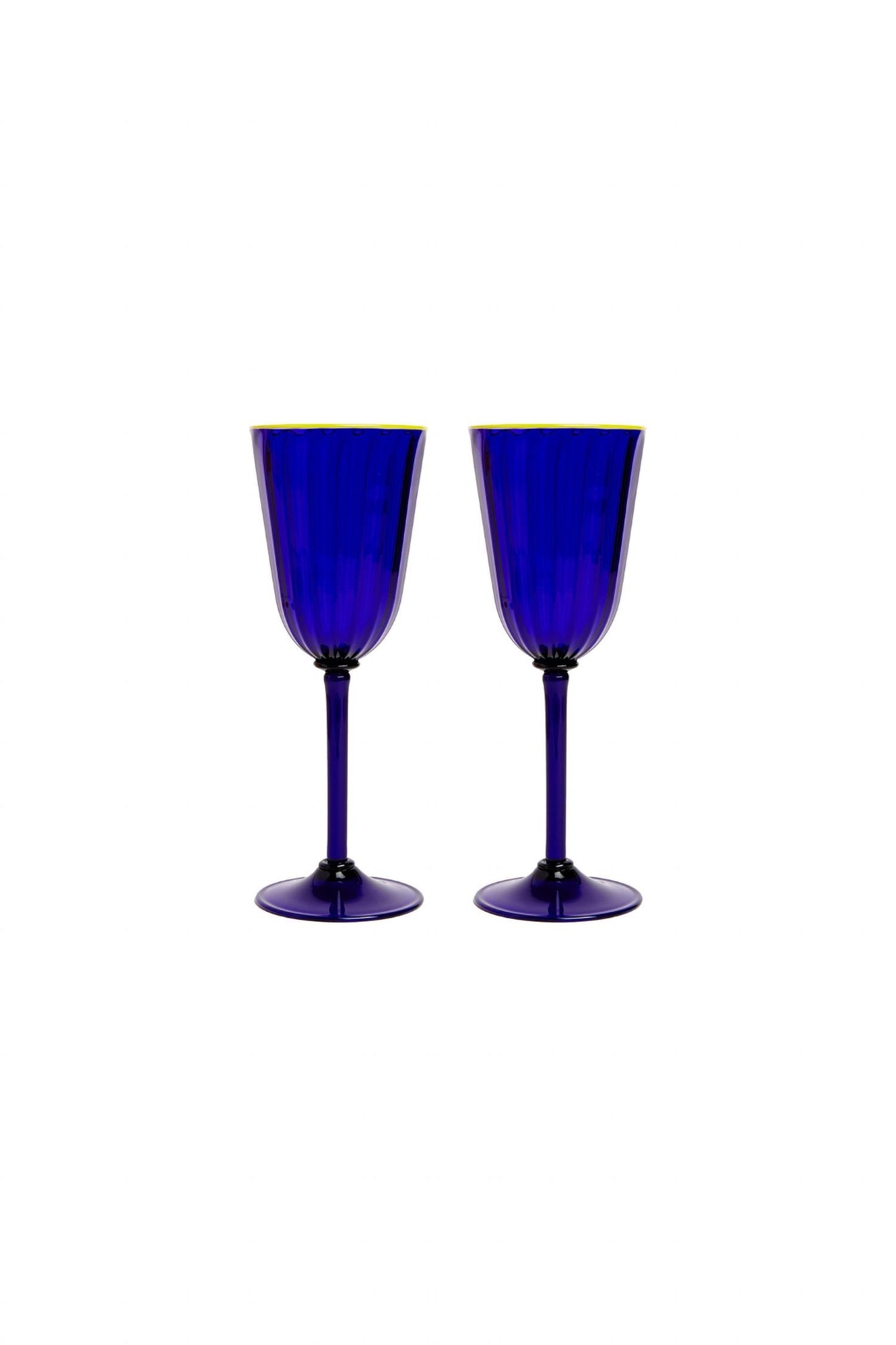 La Doublej - Rainbow Wine Glasses Set of Two