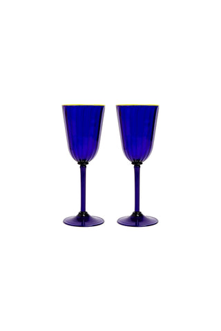 La Doublej - Rainbow Wine Glasses Set of Two