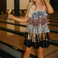 Buddylove - DISCO TIERED SEQUIN SHORT DRESS