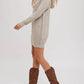 Bluivy - Delaney Chunky Waffle Hoodie Tunic Dress
