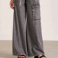 Elan - Women's Rosewood Wide Leg Cargo Pants