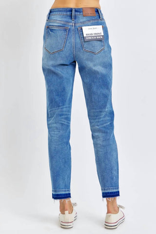 Judy Blue - Rigid Magic Release Hem Boyfriend Jean
