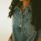 Free People - Remino Denim Mini Dress