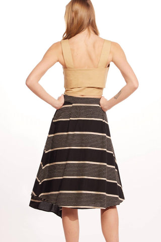 Eva Franco - Stripe Midi Skirt